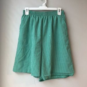 VINTAGE Gingham High Waisted Shorts